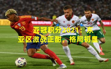 亚冠积分2021：东亚区激战正酣，格局初显